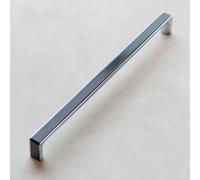 Handle & Home Gloss Black/Polished Chrome Twix Handles - 320mm Handle