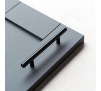 96mm Matt Black Cabinet Handle T-Bar Cupboard Door Drawer Pull Wardrobe Furniture Replacement Upcycle