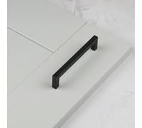 Handle & Home Matt Black Recycled Ocean Waste Plastic Handles - 128mm Handle