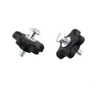 Handle Knob Kit 117-5976 with Washer 107-3844 for Toro Lawn Mower Recycler for TimeMaster for Power Curve Black Plastic Replacement Parts 2 Pack(2-Pack)