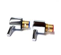 Handle Lever Reviver Set in Chrome for BSP 3/4" Bath taps Pair of Cartridges Valves and a Set of tap Handles