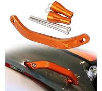 Handle part Motorcycle Tail Rear Seat Passenger Pillion Handle Grab Bars Armrest Grip Aluminum Accessories For 350EXC-F 2020-2024 2021 2022 2023(Orange)