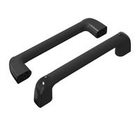 Handle Plain Black Aluminium and PP Furniture Cabinet Drawer Pull Door vidaXL
