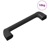 Handle Plain Black Aluminium and PP Furniture Cabinet Drawer Pull Door vidaXL