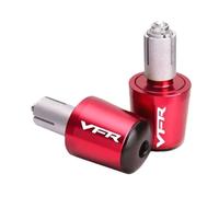 Handle Plugs Slider Motorcycle Bar End Cap Motorcycle Handlebar Grips Handle Bar Cap End Plugs For VFR800 VFR1200(Red)
