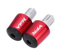 Handle Plugs Slider Motorcycle Hand Grips Caps Motorcycle Handlebar Ends Handle Bar Grips Caps For VFR800 VFR1200 VFR750F(Red)