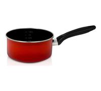 Handle Pot Saucepan Milk Pan Rome 16 CM Enamel Red 1,3 L Induction Suitable Pot
