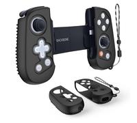 Handle Protective Case for Backbone One Mobile Gaming Controller with Lanyard, Silicone Grip Case Cover Compatible with Backbone One Mobile Gaming Controller Handle 1st 2nd Gen (Black)