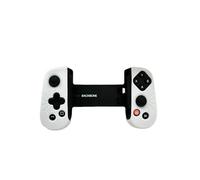 Handle Protective Case for Backbone One Mobile Gaming Controller with Lanyard, Silicone Grip Case Cover Compatible Gaming Controller Silicone 3 Colors - Black, White, Gray (White)