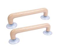 Handle Ruler, 2 Piece Suction Cup Holder Comfortable Grip Handle for Craft Art Knitting Embroidery Interior Home Classroom Bedroom Living Room Party