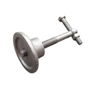 Handle Screw Grain Mill Spare Screw Assembly Manual Control Rod Cast Handle Plate Metal Hardware Stable Design suitable for rice processing mills workshop service work