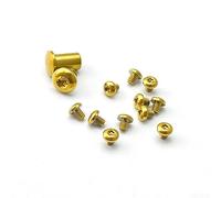 Handle Screw Set for Butterfly Cutter 535 with Spindle Accessories Kit Including 11 Replacement Screws Alloy Material Hardware Components for Maintenance(Gold)