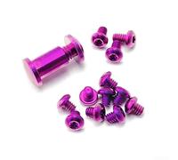 Handle Screw Set for Butterfly Cutter 535 with Spindle Accessories Kit Including 11 Replacement Screws Alloy Material Hardware Components for Maintenance(Purple)