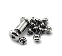 Handle Screw Set for Butterfly Cutter 535 with Spindle Accessories Kit Including 11 Replacement Screws Alloy Material Hardware Components for Maintenance(Silver)