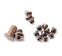 Handle Screw Set for Butterfly Cutter 535 with Spindle Accessories Kit Including 11 Replacement Screws Alloy Material Hardware Components for Maintenance(Rose Gold)