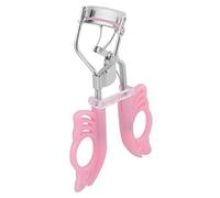 Handle Stainless Steel Cosmetic Tool Eyelash Curler Pink Silver Tone Eyelash Curler