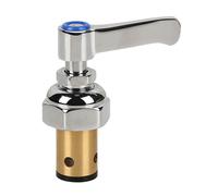 Handle Stem Assembly Fits for Brass Faucets Replace 002713-40 002714-40, Blue Cold Side Spindle