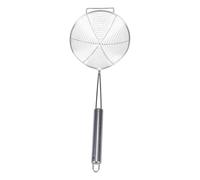Handle Strainer Spoon in Stainless Steel, 16CM | Open Wire Skimmer for Fast Draining During Broth Service and Boiling