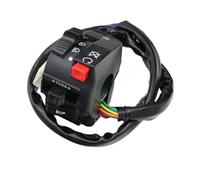 Handle Switch Button Motorcycle Handlebar Switch Assembly Multi-function Left Turn Signal Horn Start Choke Starter Switch Compatible with 7/8" 22mm ATV/Quad(Without air door)