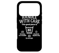 Handle With Care This Good Piece Is Eighty 80th Birthday Case for iPhone 17 Pro