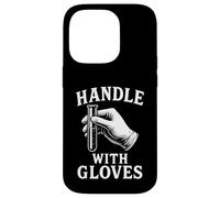 Handle with Gloves Funny Phlebotomy Medical Technologist Case for iPhone 14 Pro
