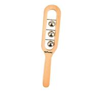 ＡＷＨＡＯ Handle Wooden Bells Solid Wood Hand Rattle for Preschool Boys Birthday Gifts
