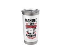 Handle Your finances Wisely Stainless Steel Insulated Tumbler