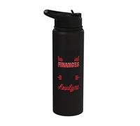 Handle Your finances Wisely Stainless Steel Insulated Water Bottle