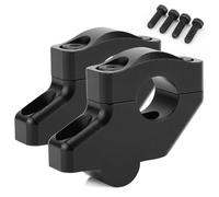 Handleba Rising Spacer Handlebar Risers Clamp Lift Clip Extension Adapter Lifting Bracket For XVS650 V-Star 650 Handle Bar Riser Heighten(Black)