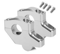 Handleba Rising Spacer Handlebar Risers Clamp Lift Clip Extension Adapter Lifting Bracket For XVS650 V-Star650 Handle Bar Riser Heighten(Silver)