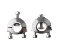 handlebar 2Pcs Handlebar Clamp Mount Risers 7/8'' 22mm For 47cc 49cc Moto ATV Quad Universal Motorbike Modified Upgrade Parts Accessories