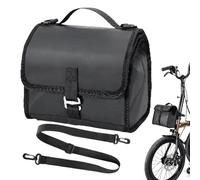 Handlebar Bag | Front Bike Storage Bag Foldable,7L Hot Cold Food Holder Waterproof Container for Urban Riding Commuting Fitness Electric Scooter