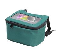 Handlebar Bag - Polyester Material | 12x21x13cm Touchscreen Navigation Pouch 0.5 Pounds Multifunctional Waterproof Waist Case for Motorcycle Scooter Travel Commuting Use