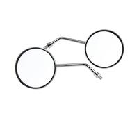 Handlebar Bar End Mirrors 1 Pair 8mm Right And Left Side Motorcycle Rear View Mirror Round Motorcycle Rearview Mirrors