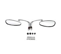 Handlebar Bar End Mirrors Motor 8mm 10mm Mirror For Cafe Racer Scooter Universal Motorcycle Accessories Handlebar Parts Traffic Rearview Side Mirror