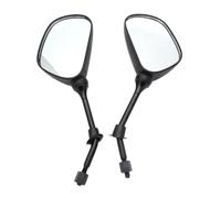 Handlebar Bar End Mirrors Motorcycle Rear View Mirrors 8mm + 10mm Adapter Screws For GY6 50cc 110cc 125cc 150cc Chinese QUAD Moped Scooter Parts