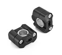 Handlebar Bar Risers For CRF300L For CRF250L For CRF 230 450L For CRF250F 250 450 R/X 150 300L 22mm 28mm Motorcycle Handlebar Risers Adapter Off Road Handlebar Risers Clamp(Black)