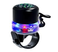 Handlebar Bike Alert with Compass and Light Trim, USB Rechargeable Unit with Quick Clamp Mount for Daily Riders Rechargeable Bike Alert Cycle Notifier Handlebar Unit Compass Top Light Trim Usb Quick
