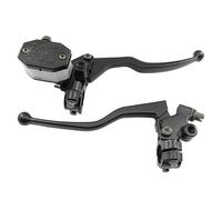 Handlebar Brake Lever Black Universal Motorcycle Clutch Lever, Hydraulic Brake Master Cylinder, Handlebar Channel, for GN125 GS125