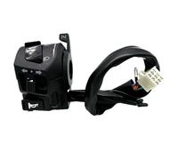 Handlebar Button Switch Universal Motorcycle Handle Bar Switches With Choke Horn Turn Signal Headlight Electric Start Handlebar Controller Switch 22mm(2)