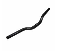 Handlebar city single speed - fixie black aluminum 25.4 l480 - rise 25mm