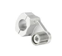 Handlebar Clamp 22mm 28mm Motorcycle Handlebar Clamps Riser for 5.5cm Height Bars Clamp 2 Inch for CRF for YZF for Enduro Dirt Bike Motorcycle Bar Clamps(Silver 1 PCS)
