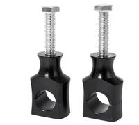 Handlebar Clamp 7/8" 1" Handlebar Riser Clamp Aluminum For Harley Custom For Springer For Bobber For Chopper 22mm 25mm Handle Bar Motorcycle Bar Clamps(C25Black)