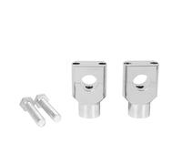Handlebar Clamp 7/8" 1" Handlebar Riser Clamp Aluminum For Harley Custom For Springer For Bobber For Chopper 22mm 25mm Handle Bar Motorcycle Bar Clamps(A22Black)