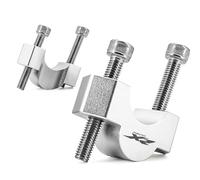 Handlebar Clamp Adapter Motorcycle Handlebar Rise For B&MW F900R F900XR F 900 F900 R XR Short Stem Clamp Adjuster Seating Position Adjuster。(Silver1)