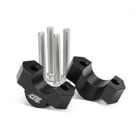 Handlebar Clamp Adapter Motorcycle Handlebar Rise For B&MW F900R F900XR F850GS F 850 GS ADV Adventure Extension Clamp Stub Fitting Short Stem.(BLACK)