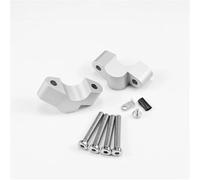 Handlebar Clamp Adapter Motorcycle Handlebar Rise For Ducati Desert X DesertX 2022 2023 -Ahead Fork Steerer Tube Extende Resistance Extension Adapter.(Silver)