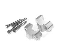 Handlebar Clamp Adapter Motorcycle Handlebar Rise For Y&amaha MT10 2016-2020 Move Riser Height AdapterLift Riser Clamp Extension Drag Bar Adapter.(Silver)