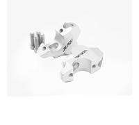 Handlebar Clamp Adapter Motorcycle Handlebar Riser For ADV 150 160 350 ADV150 ADV160 X-ADV750 Drag Handle Bar Clamp Extend Adapter(Silver4)