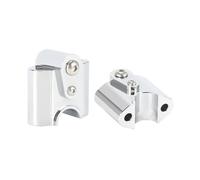 Handlebar Clamp Adapter Motorcycle Handlebar Riser For BMW R18 Classic 2020 2021 Mop Bar Extension Adapter Lift Height Resistance Height Adapter.(Chrome)